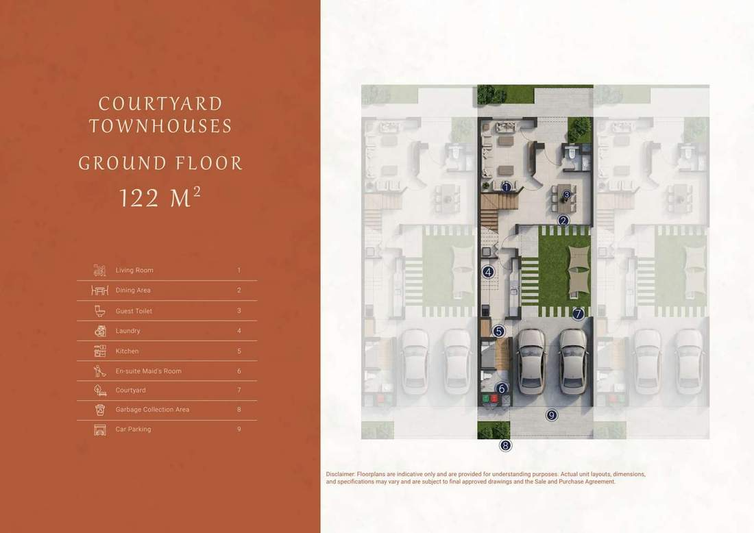 Courtyard Townhouses brochure page 6