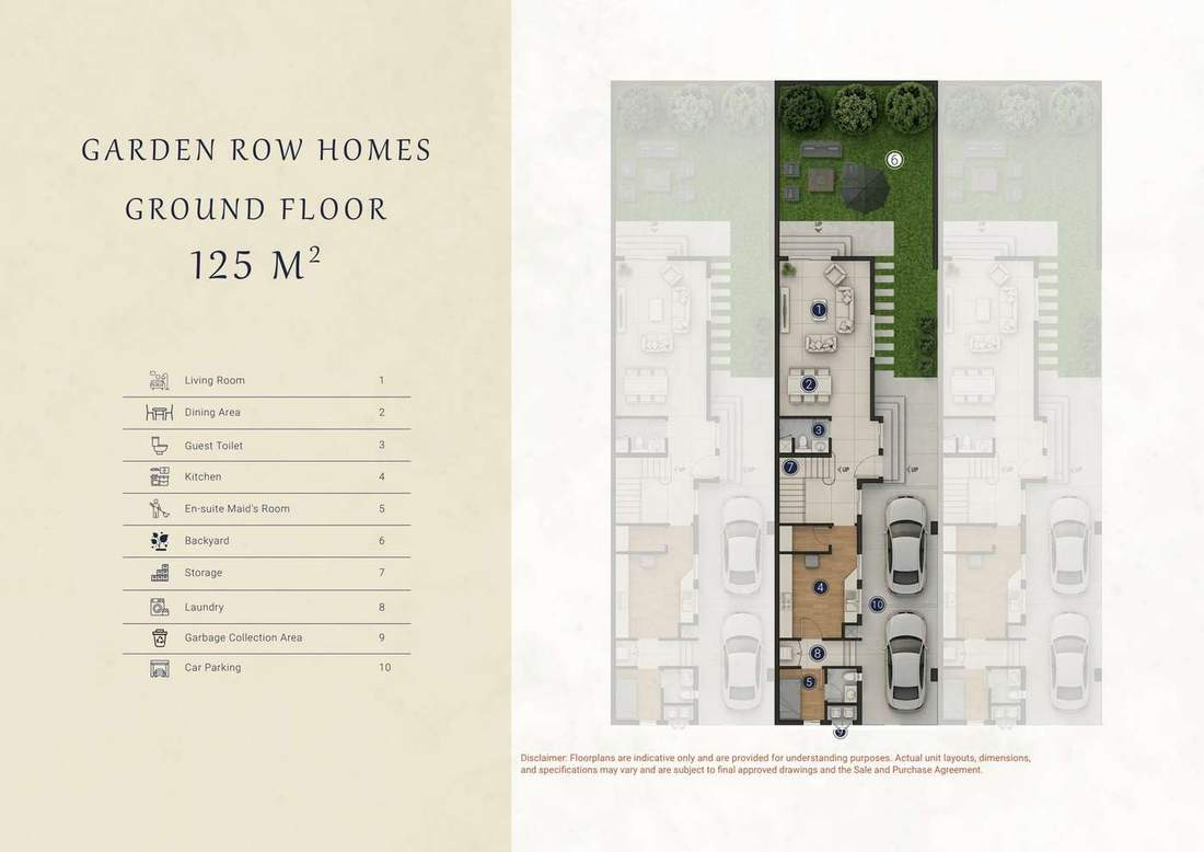 Garden Row Homes brochure page 3